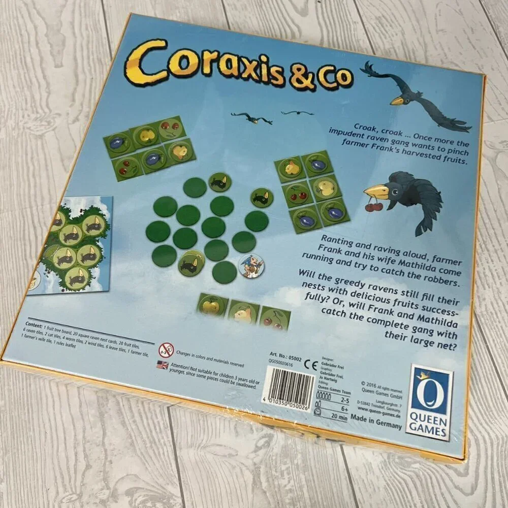 NEW Coraxis and Co Queen Games Board Game Kids & Family 6+
